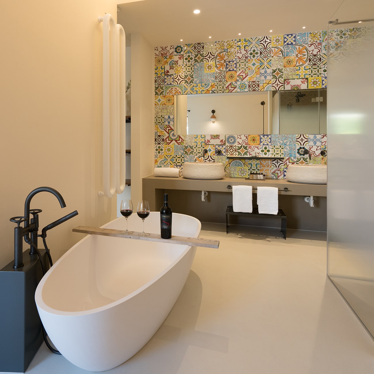 Masseria Amastuola: Suite con vasca di design