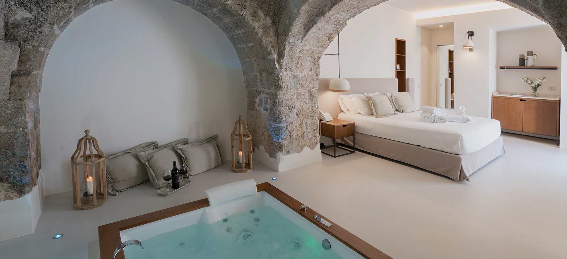 Masseria Amastuola: Suite con vasca idromassaggio