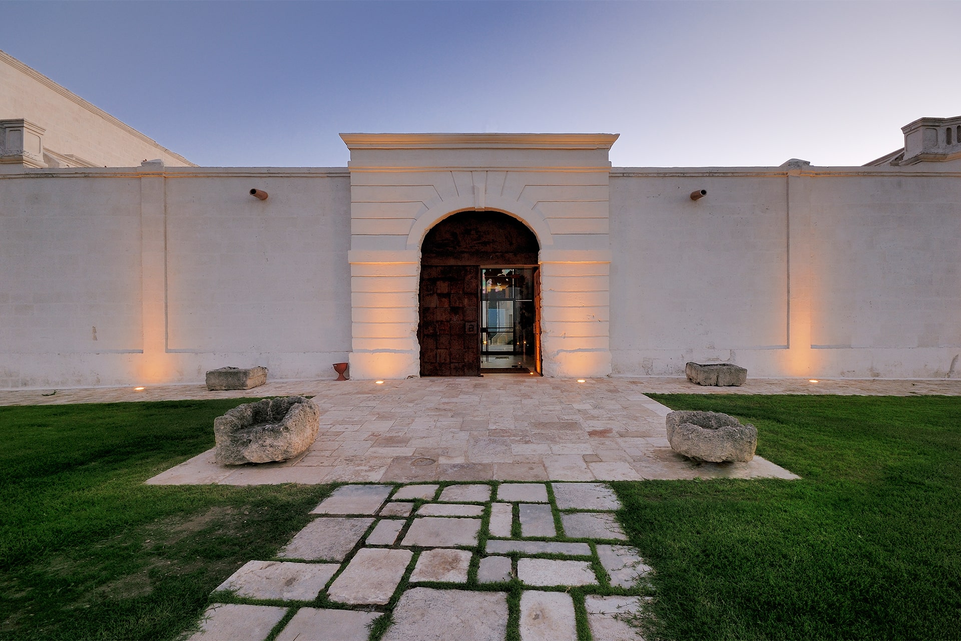 Masseria Amastuola: portale d'ingresso