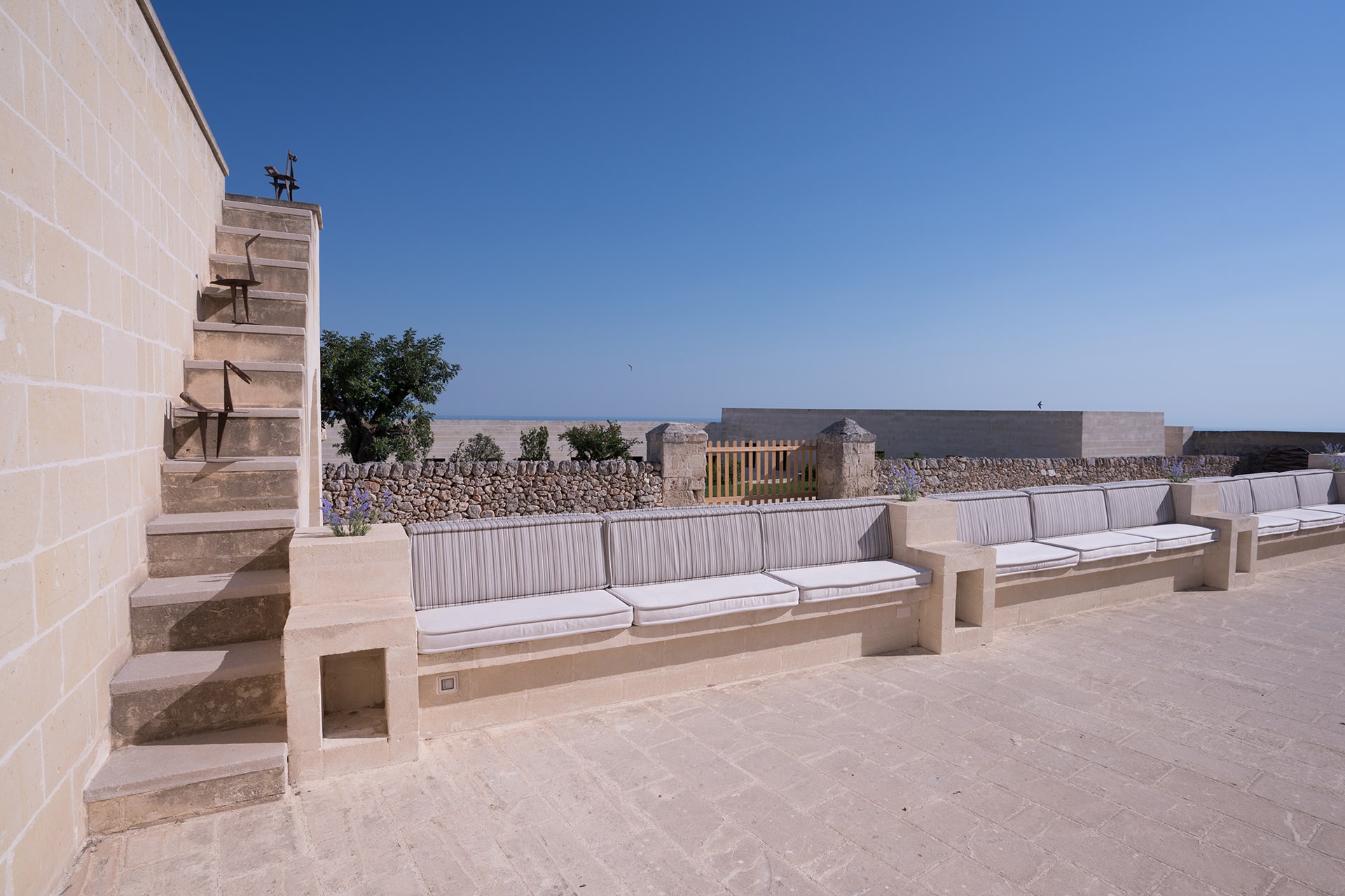 Masseria Amastuola: terrazza