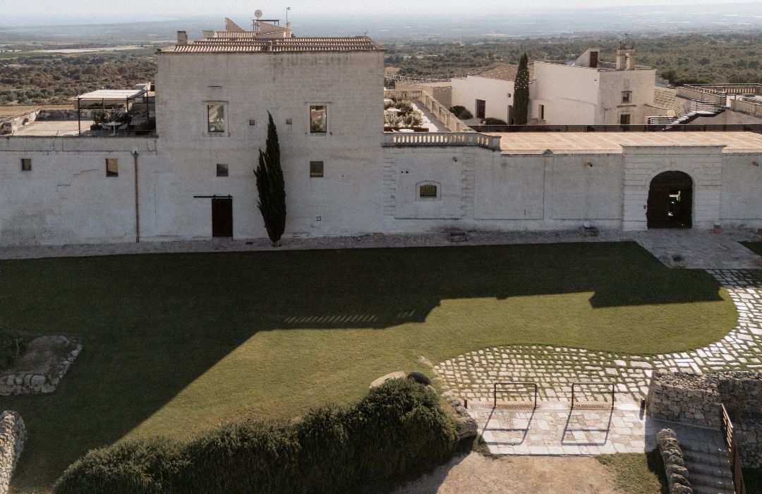 Vista su Masseria Amastuola Wine Resort